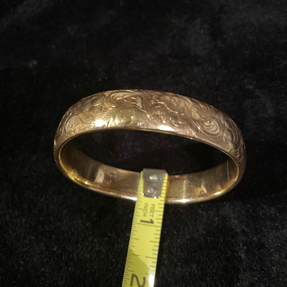 Antique 14 karat gold-filled bangle